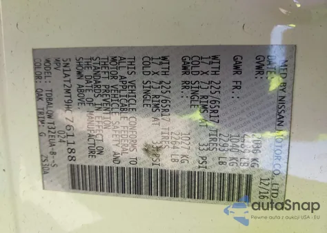 2017 Nissan Rogue Sv from USA, damaged, VIN 5N1AT2MT9HC761188